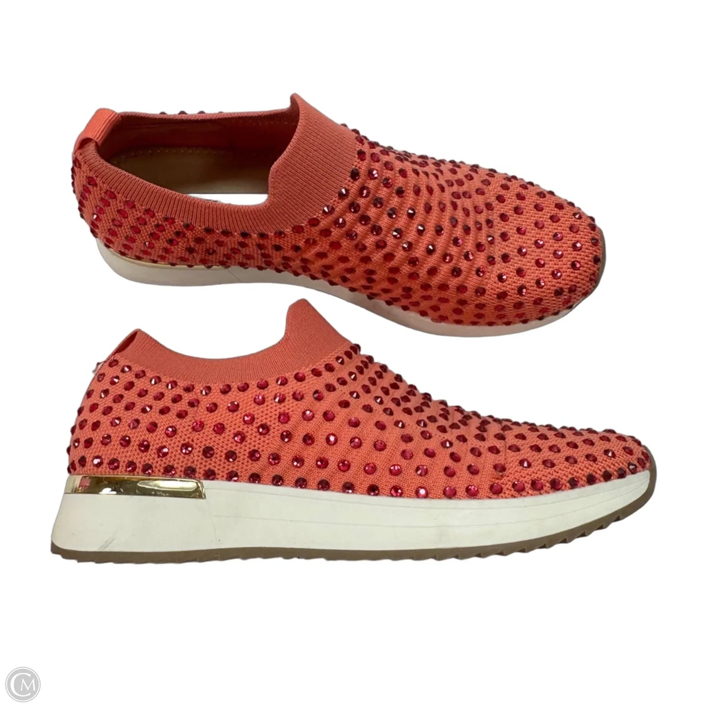 Shoes Sneakers By Clothes Mentor In Coral, Size: 6