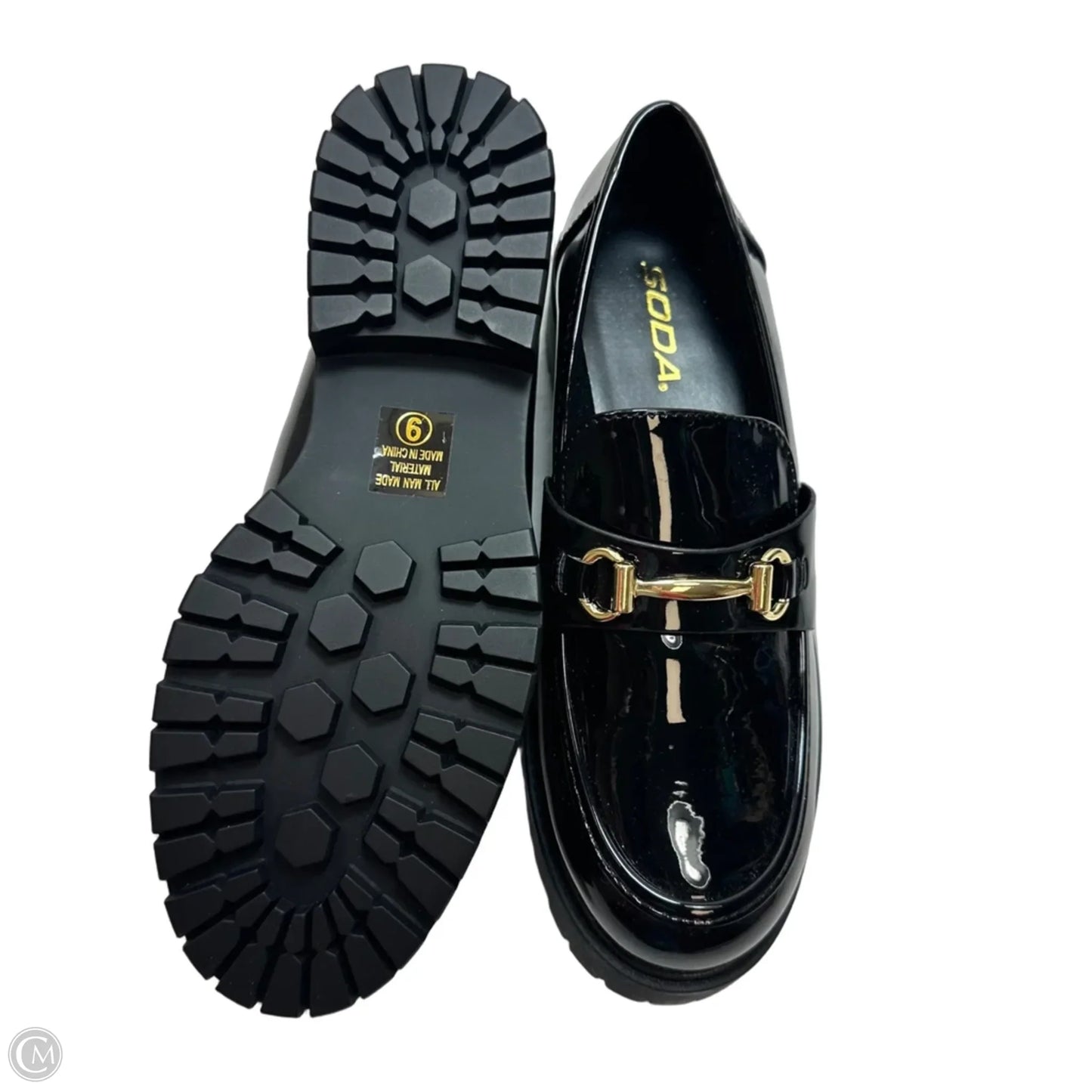 Shoes Heels Block By Soda In Black, Size: 9