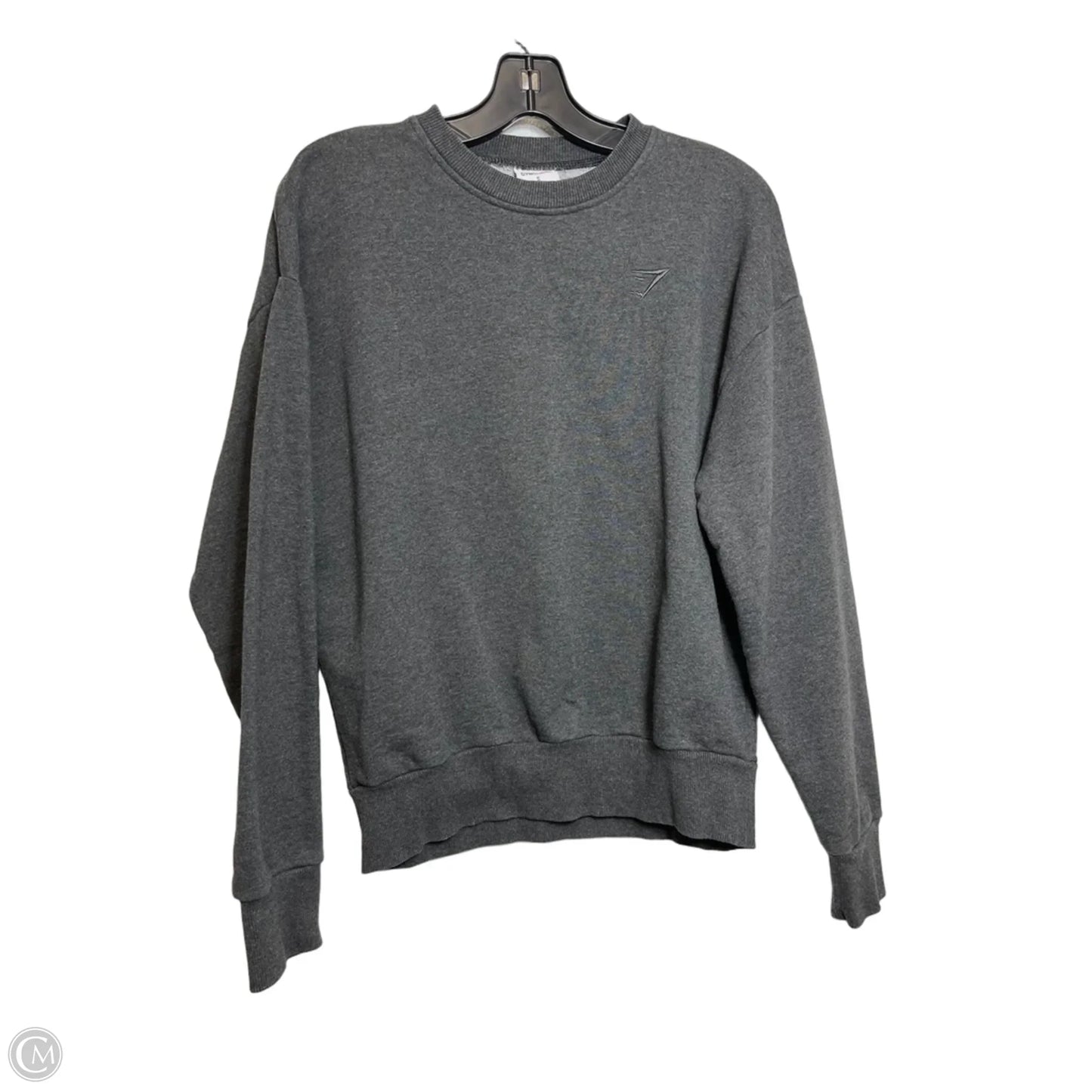Sweatshirt Crewneck By Gym Shark In Grey, Size: S