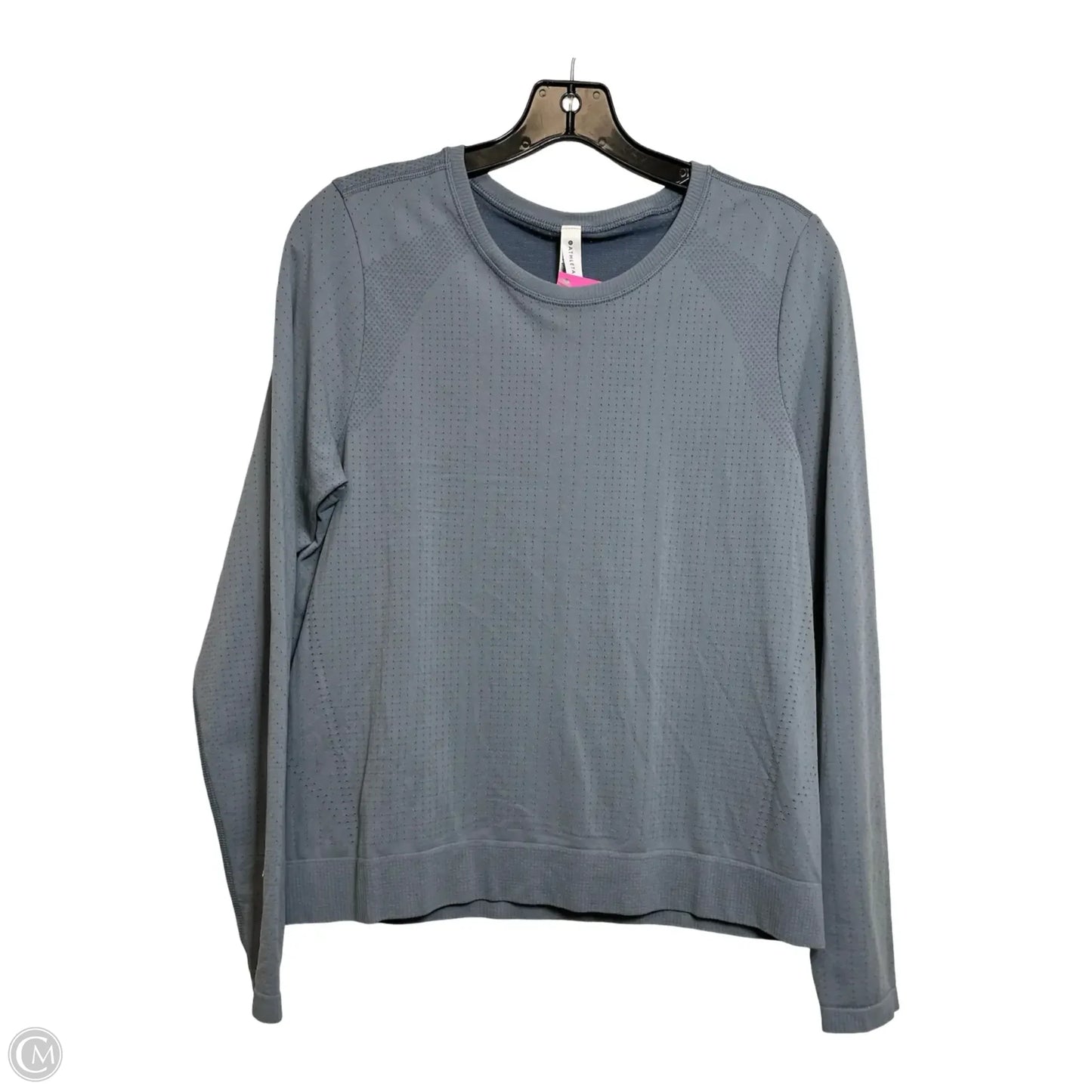 Athletic Top Long Sleeve Crewneck By Athleta In Grey, Size: M