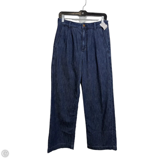 Jeans Wide Leg By J. Crew In Blue Denim, Size: 2