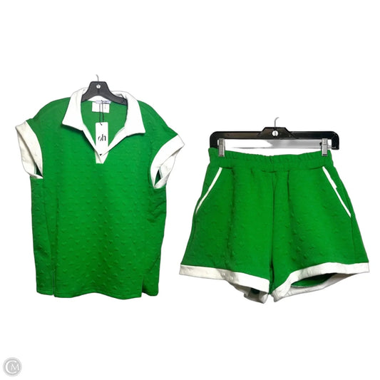 Shorts Set By Clothes Mentor In Green, Size: L
