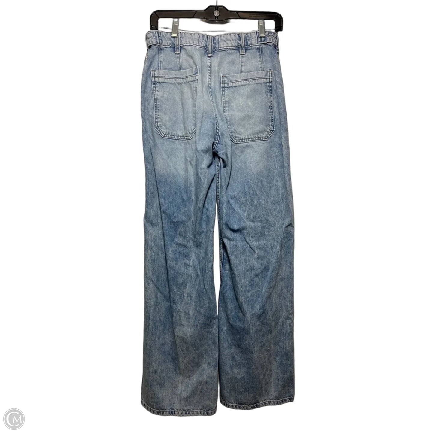 Jeans Wide Leg By We The Free In Blue Denim, Size: 0