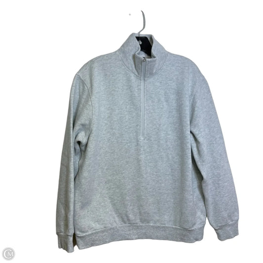 Athletic Sweatshirt Collar By Lululemon In Grey, Size: Xs