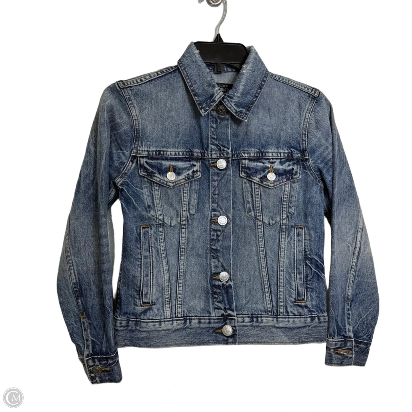 Jacket Denim By J. Crew In Blue Denim, Size: Xs