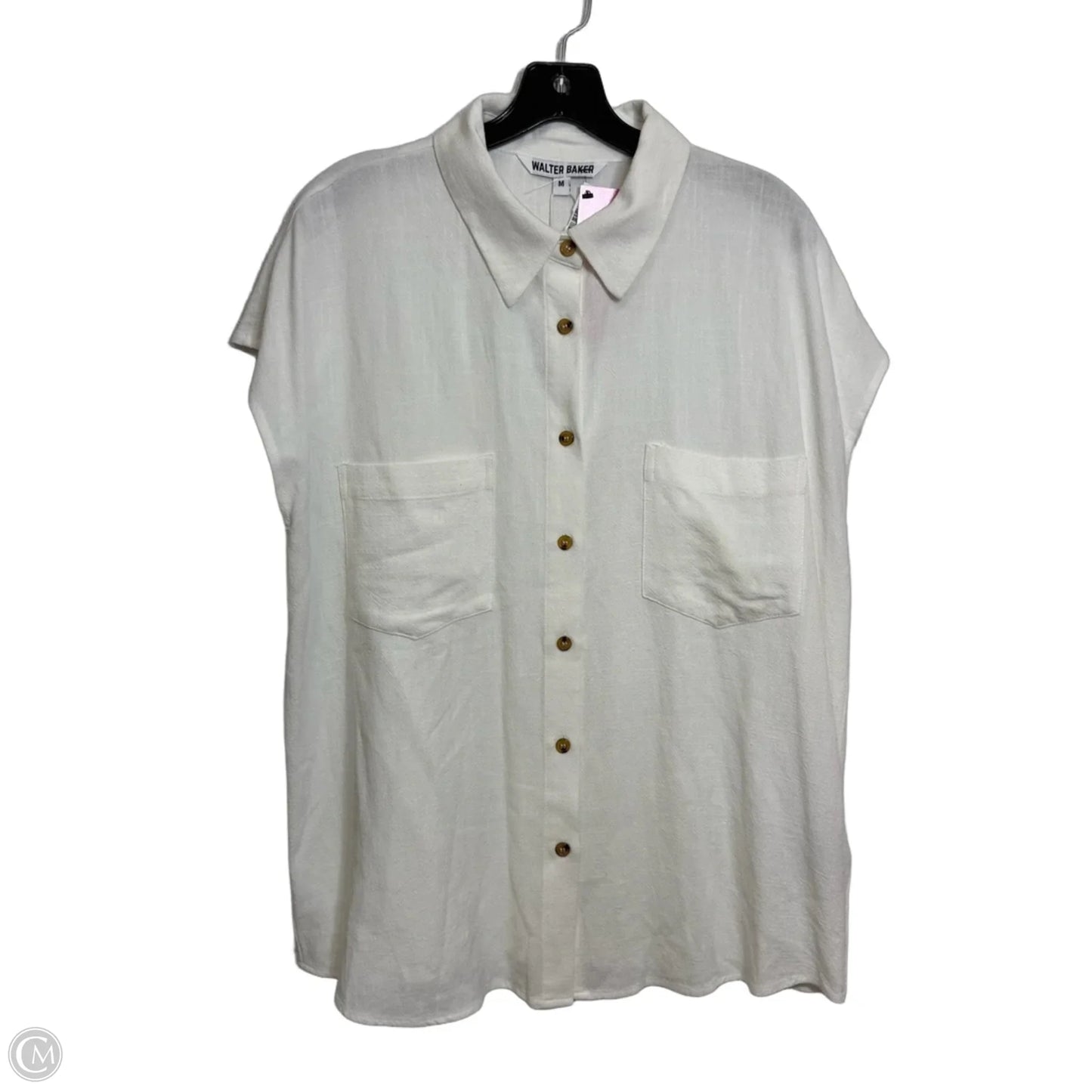 Top Sleeveless By Walter Baker In White, Size: M
