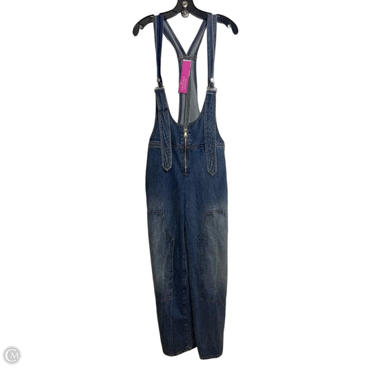 Overalls By Clothes Mentor In Blue Denim, Size: 12