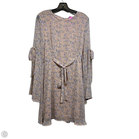Dress Party Short By Le Lis In Floral Print, Size: M