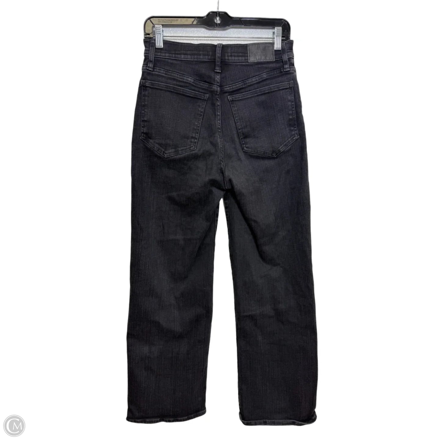Jeans Wide Leg By Madewell In Black Denim, Size: 4