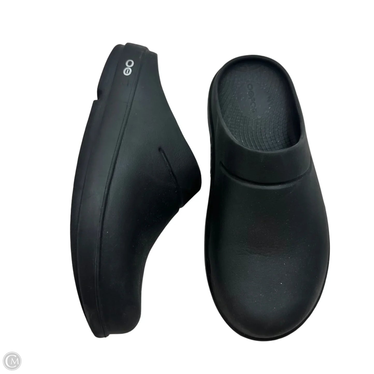 Shoes Flats By Oofos In Black, Size: 9