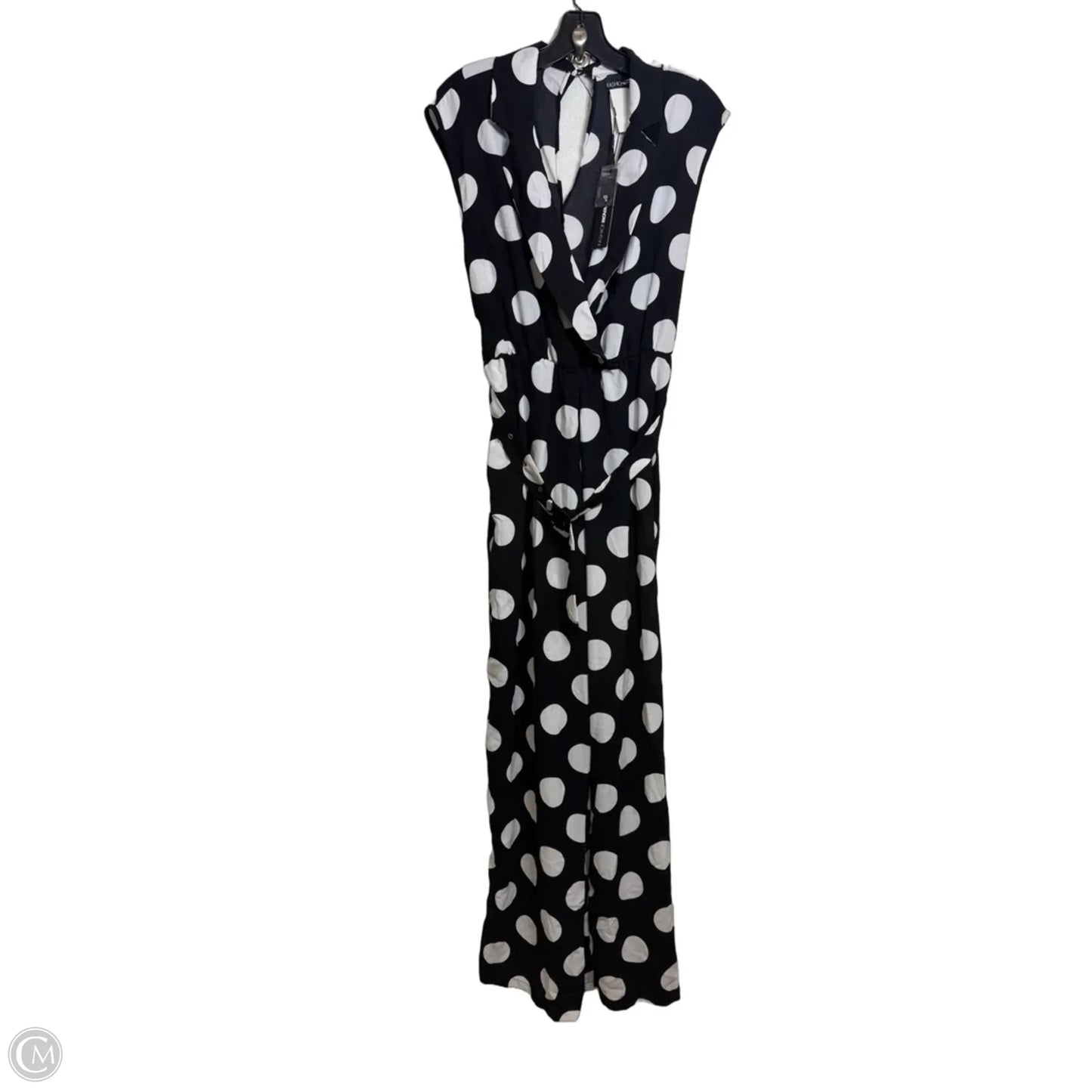 Jumpsuit By Fashion Nova In Polkadot Pattern, Size: L