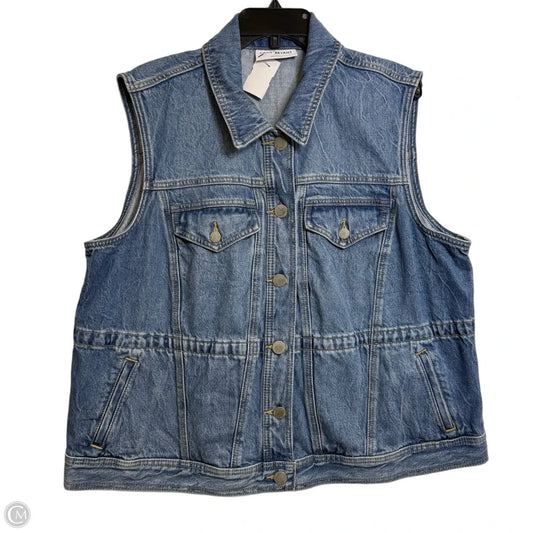 Vest Other By Lane Bryant In Blue Denim, Size: 18