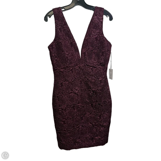 Dress Party Short By SIENA In Maroon, Size: 10
