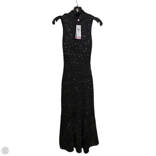 Dress Party Midi By Avec Les Filles In Black, Size: Xs