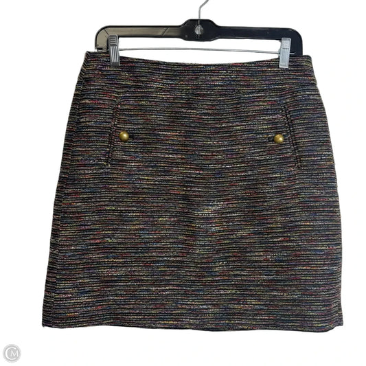 Skirt Mini & Short By Loft In Multi-colored, Size: 4
