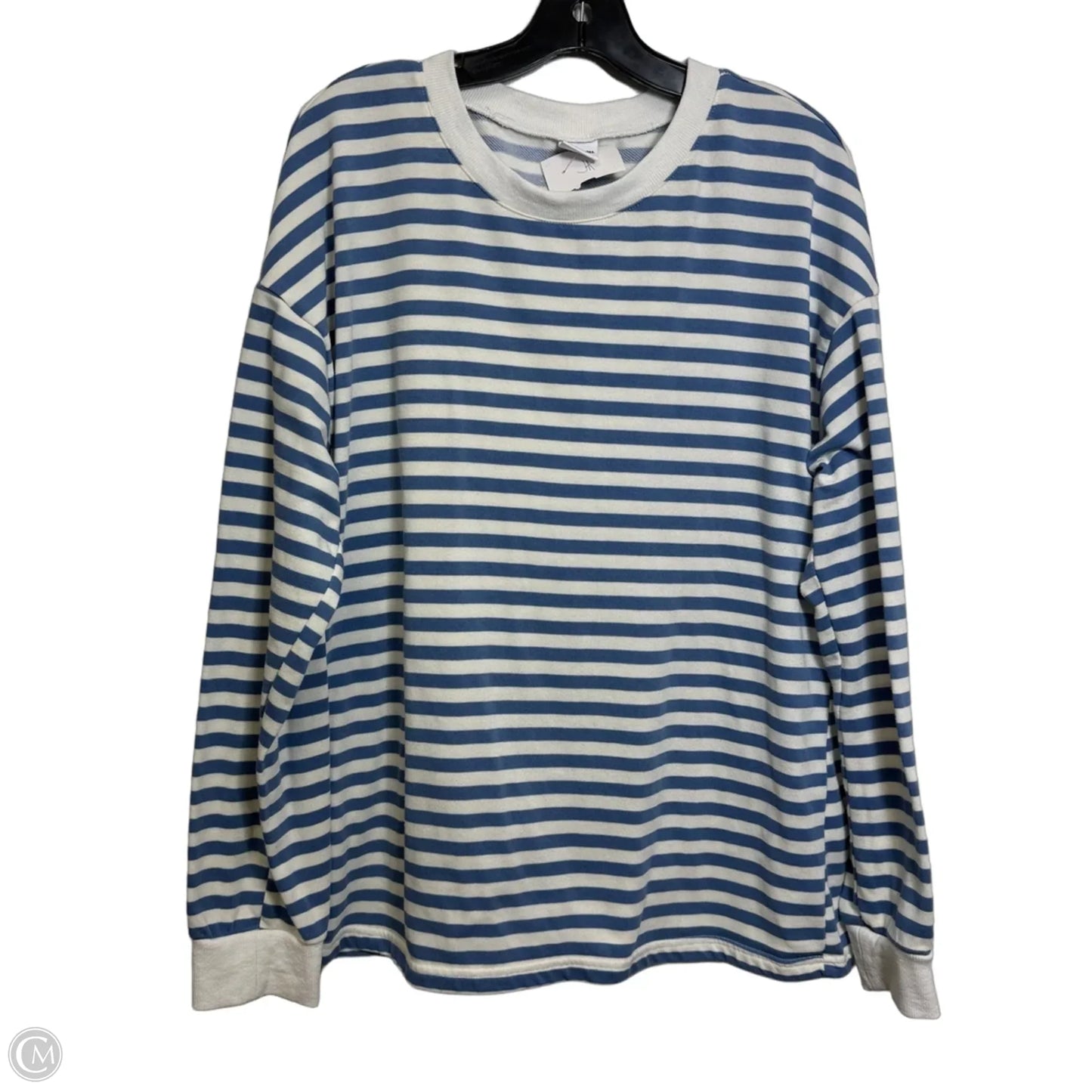 Top Long Sleeve Basic By Clothes Mentor In Striped Pattern, Size: Xxl
