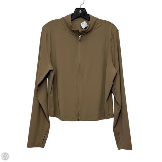 Athletic Jacket By Old Navy In Tan, Size: 2x
