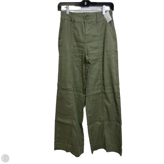 Pants Wide Leg By Evereve In Green, Size: 0