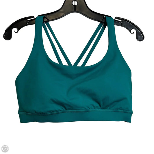 Athletic Bra By Lululemon In Teal, Size: 10
