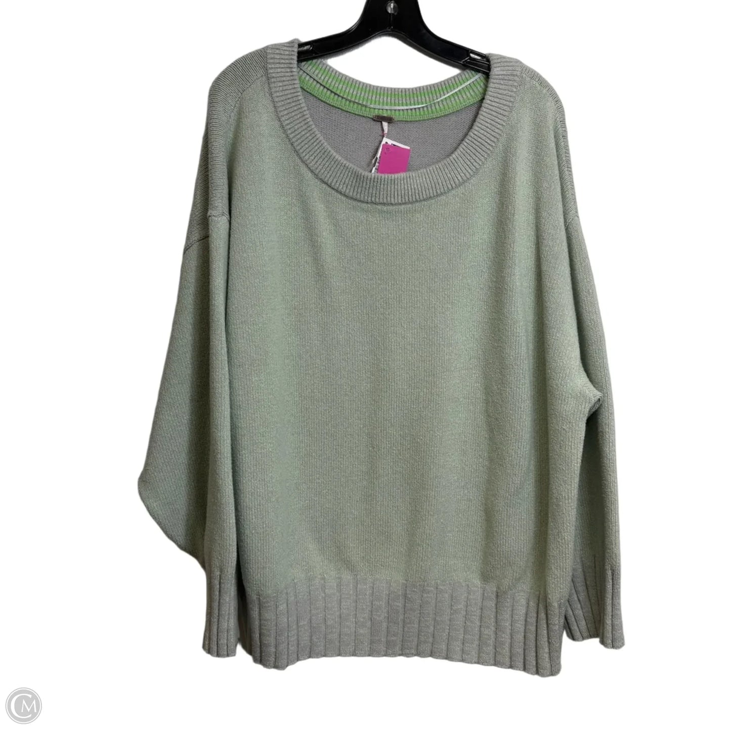 Sweater By Free People In Green, Size: Xl