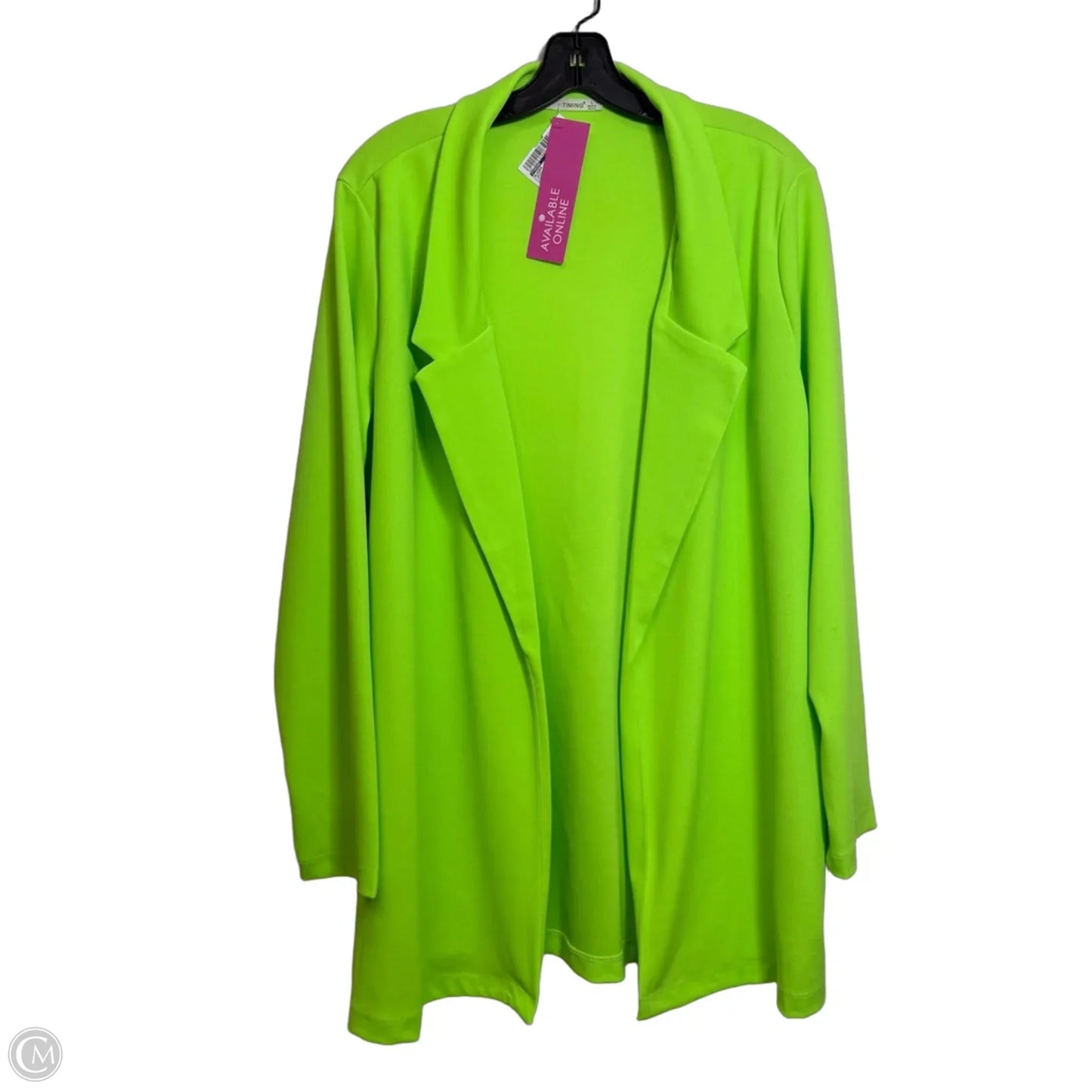 Blazer By Timing In Green, Size: L