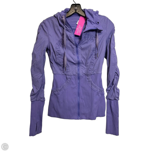Athletic Jacket By Lululemon In Purple, Size: S