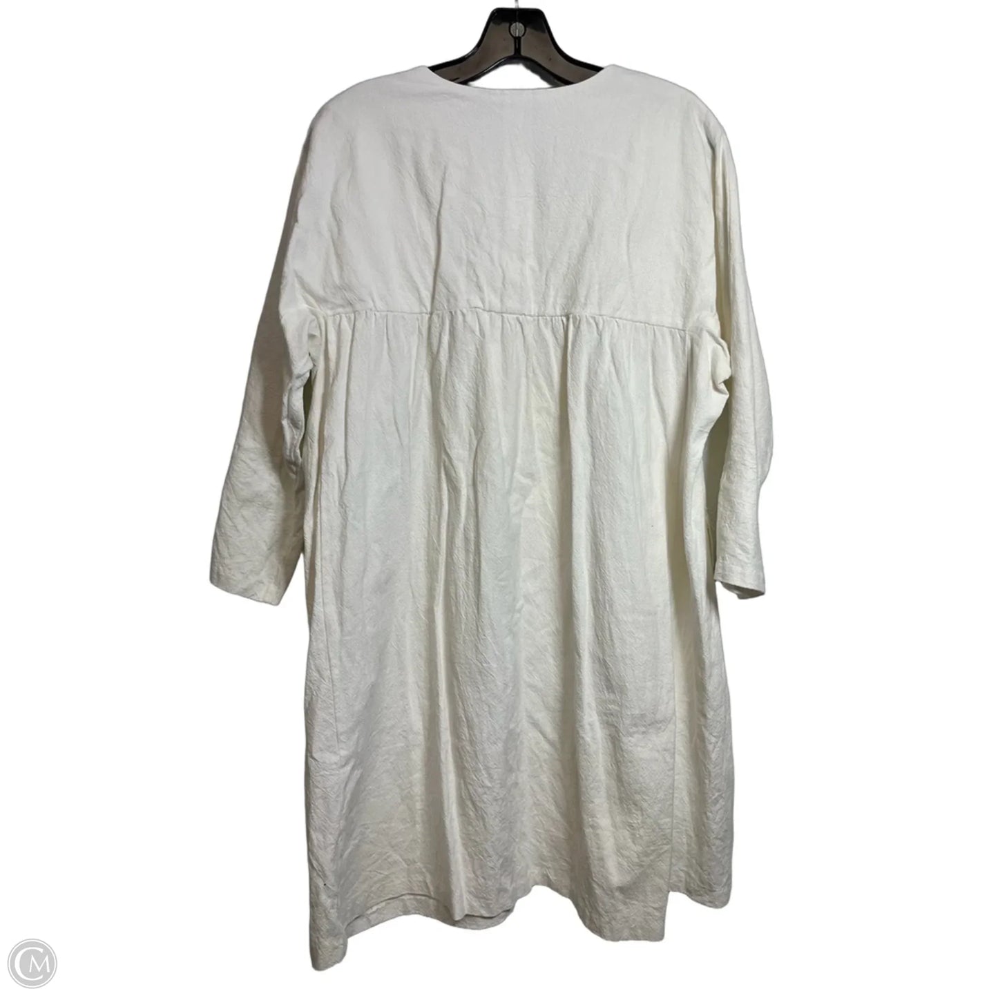 Dress Casual Short By Pomander Place In Ivory, Size: Xl