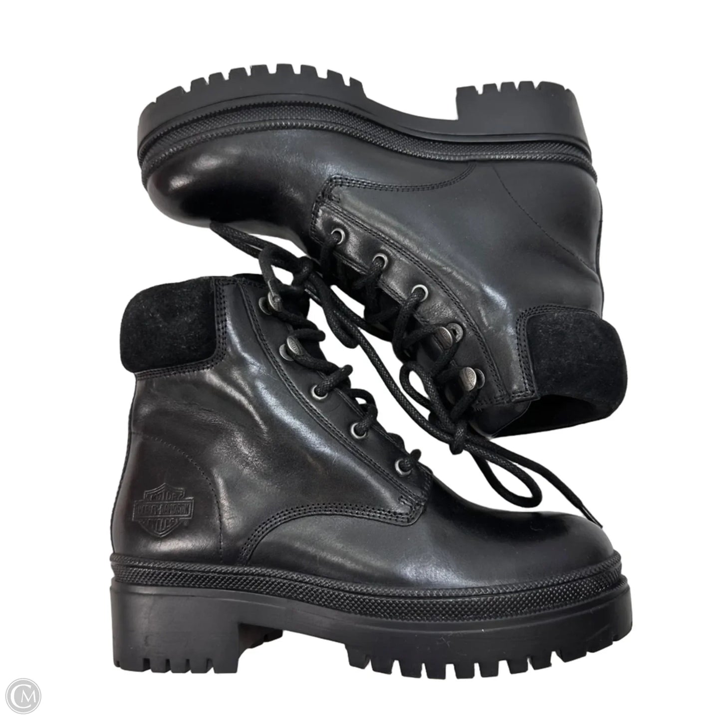 Boots Combat By Harley Davidson In Black, Size: 5.5