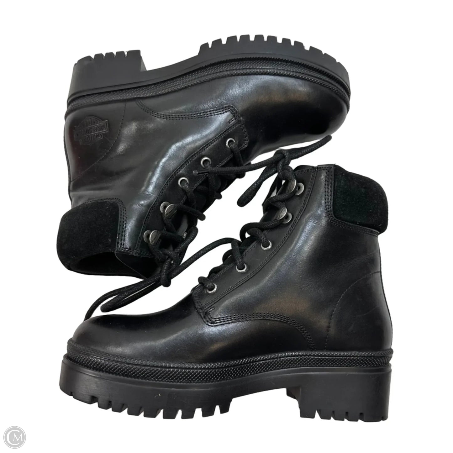Boots Combat By Harley Davidson In Black, Size: 5.5