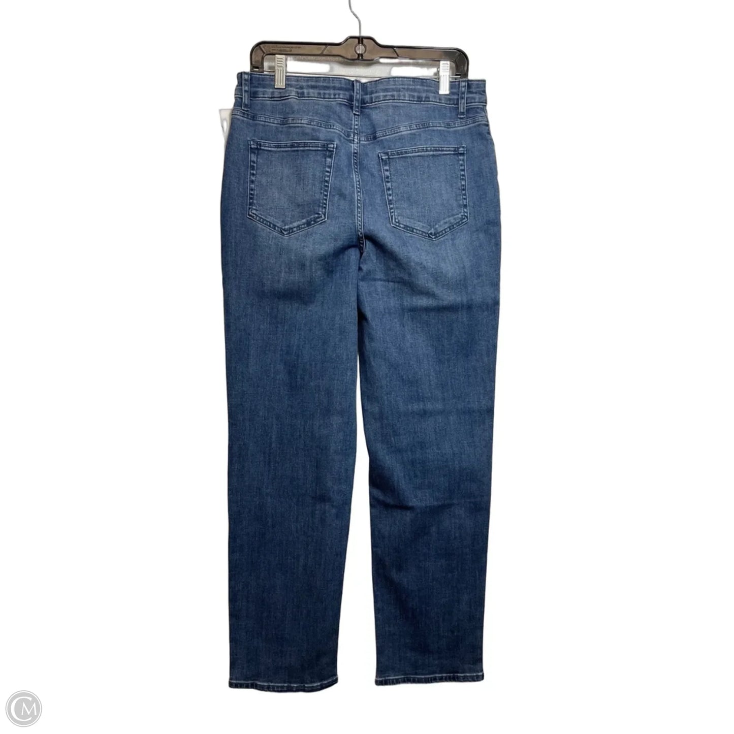 Jeans Straight By Logo In Blue Denim, Size: 10