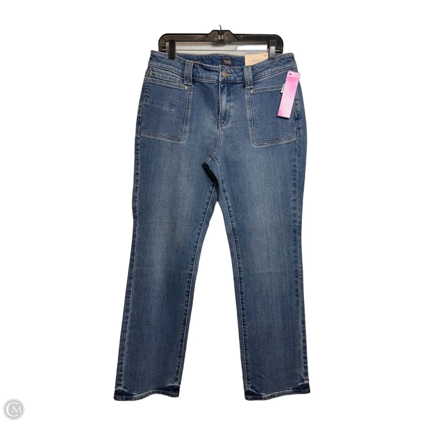 Jeans Straight By Not Your Daughters Jeans In Blue Denim, Size: 10P
