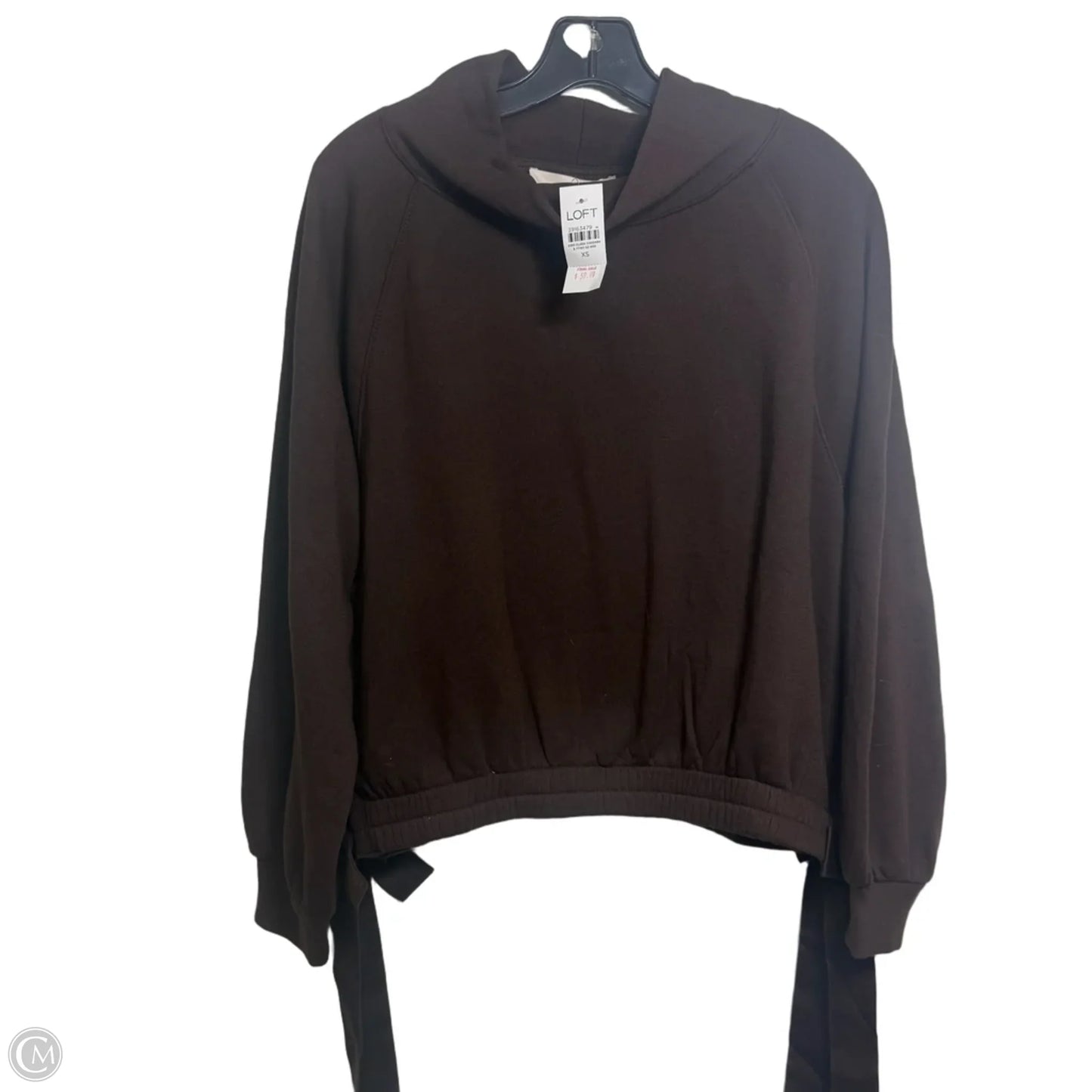 Top Long Sleeve By Loft In Brown, Size: Xs