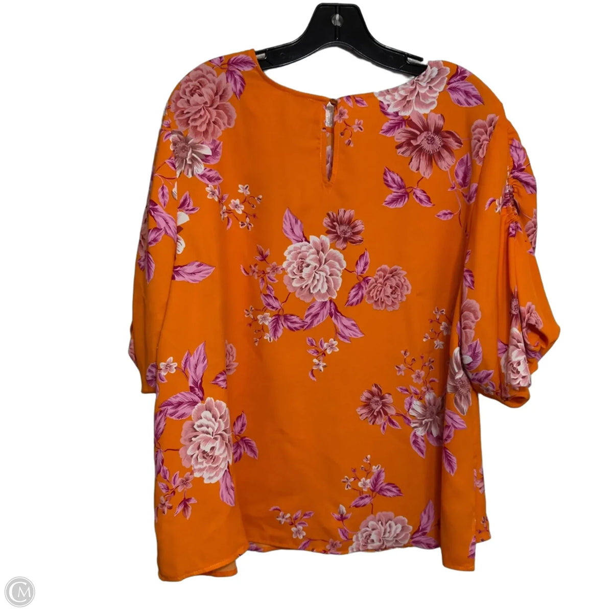 Top Short Sleeve By Vince Camuto In Orange, Size: 2x