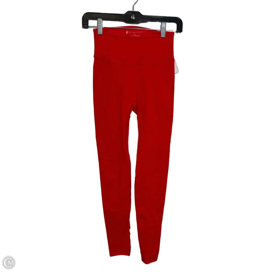Athletic Leggings By Free People In Red, Size: S