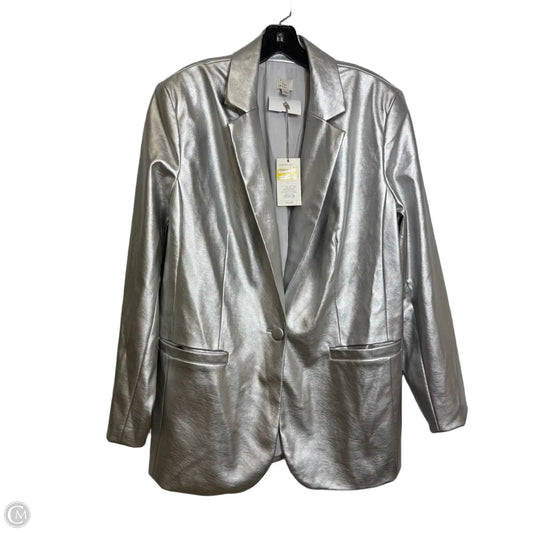 Blazer By A New Day In Silver, Size: L