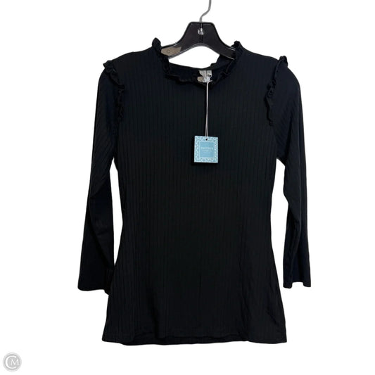 Top Long Sleeve By Hayden Harnett In Black, Size: M