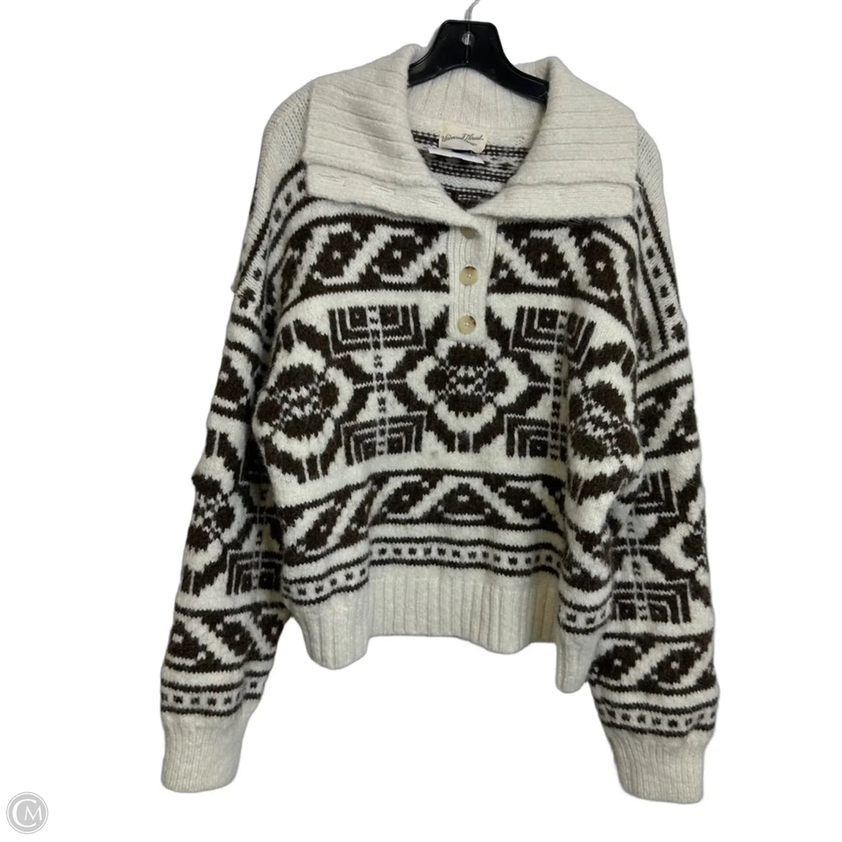Sweater By Universal Thread In Ivory, Size: L