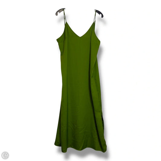 Dress Casual Midi By A New Day In Green, Size: Xl