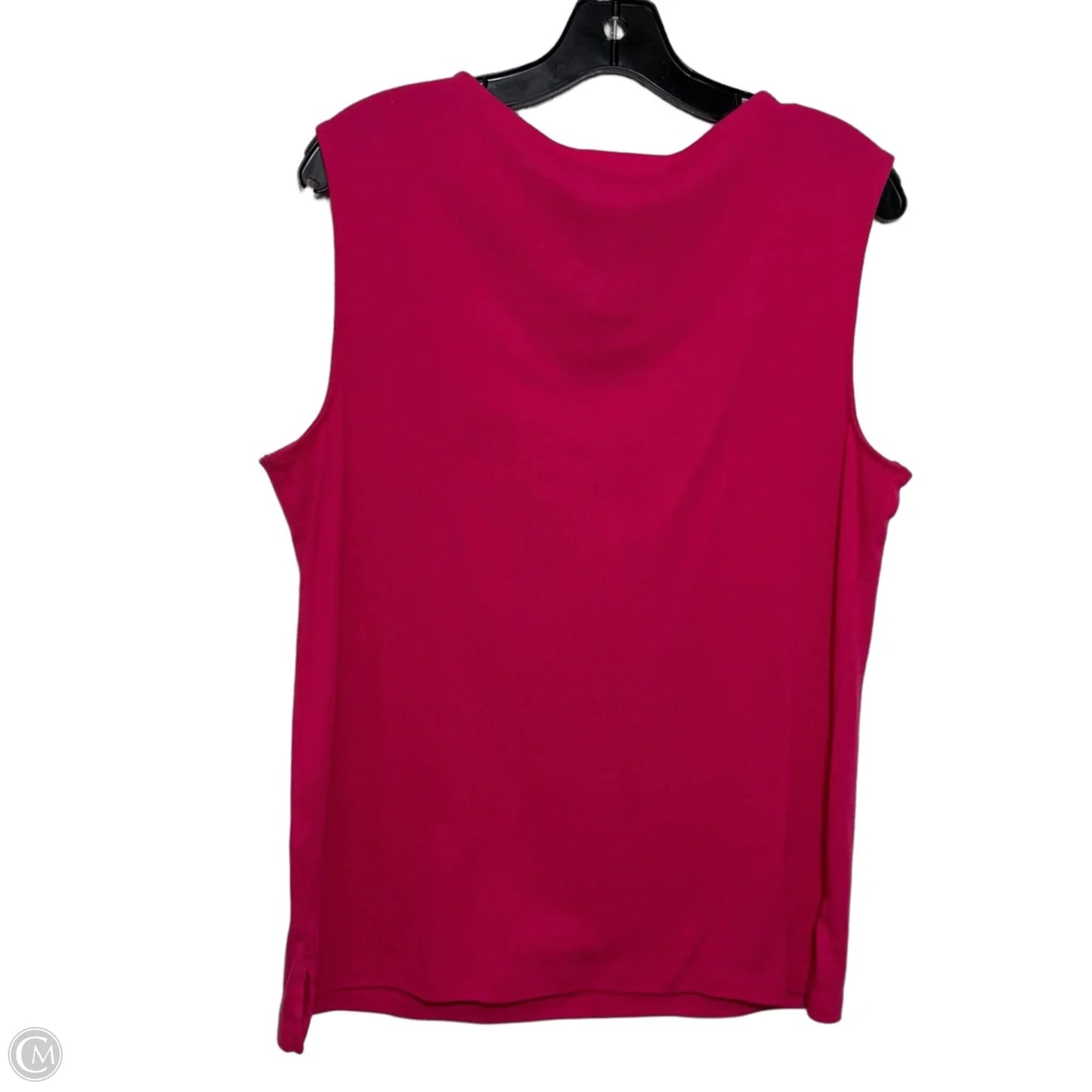 Top Sleeveless Basic By Karen Scott In Pink, Size: L