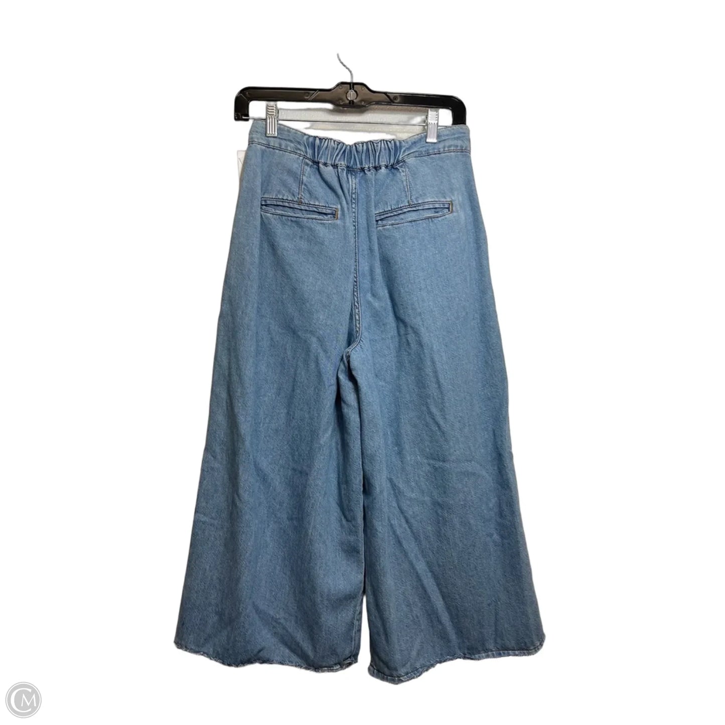 Pants Cropped By Pilcro In Blue Denim, Size: Xxs