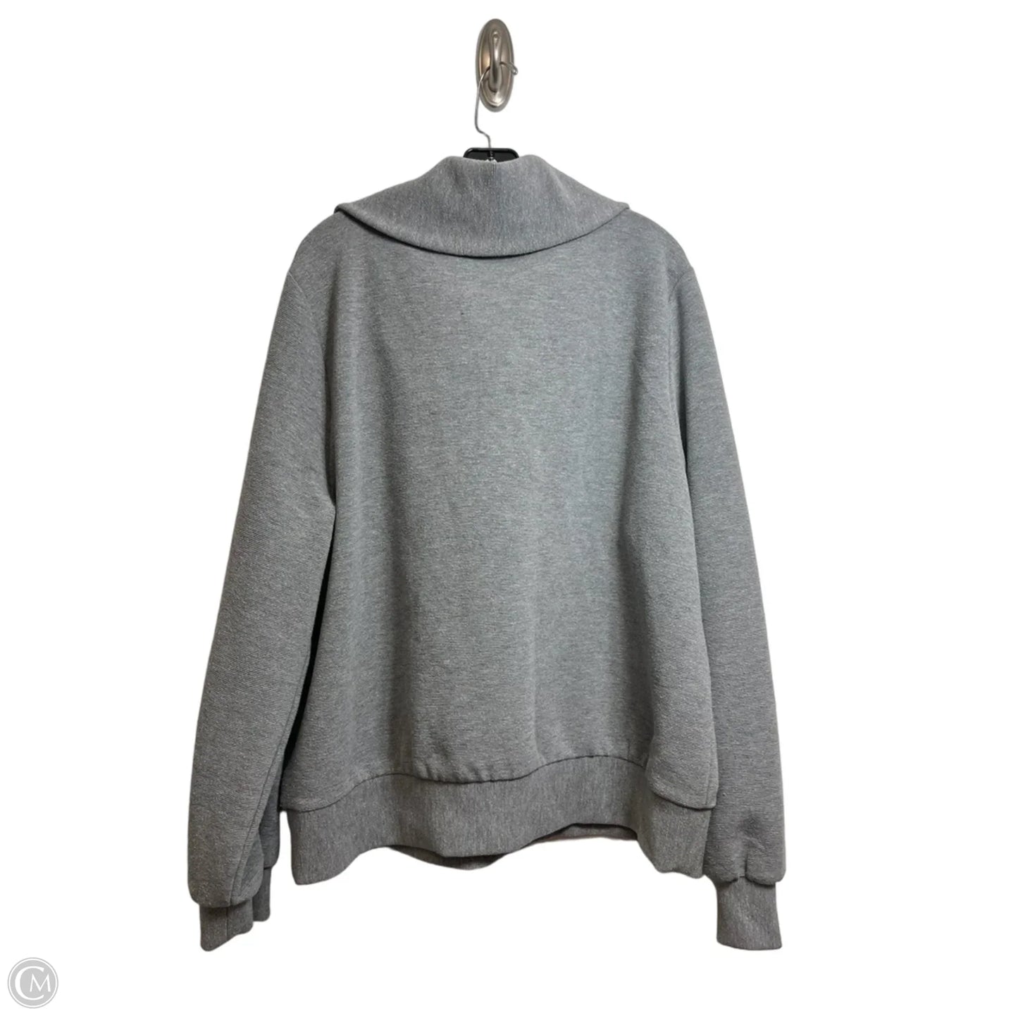 Top Long Sleeve By Calia In Grey, Size: Xxl