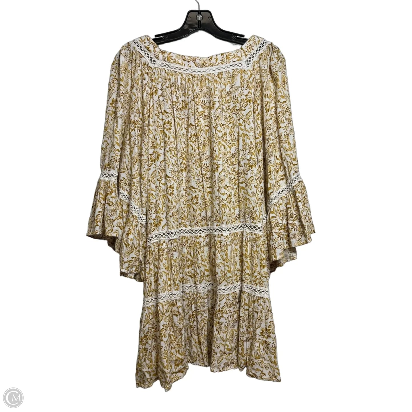 Top Long Sleeve By Free People In Floral Print, Size: L