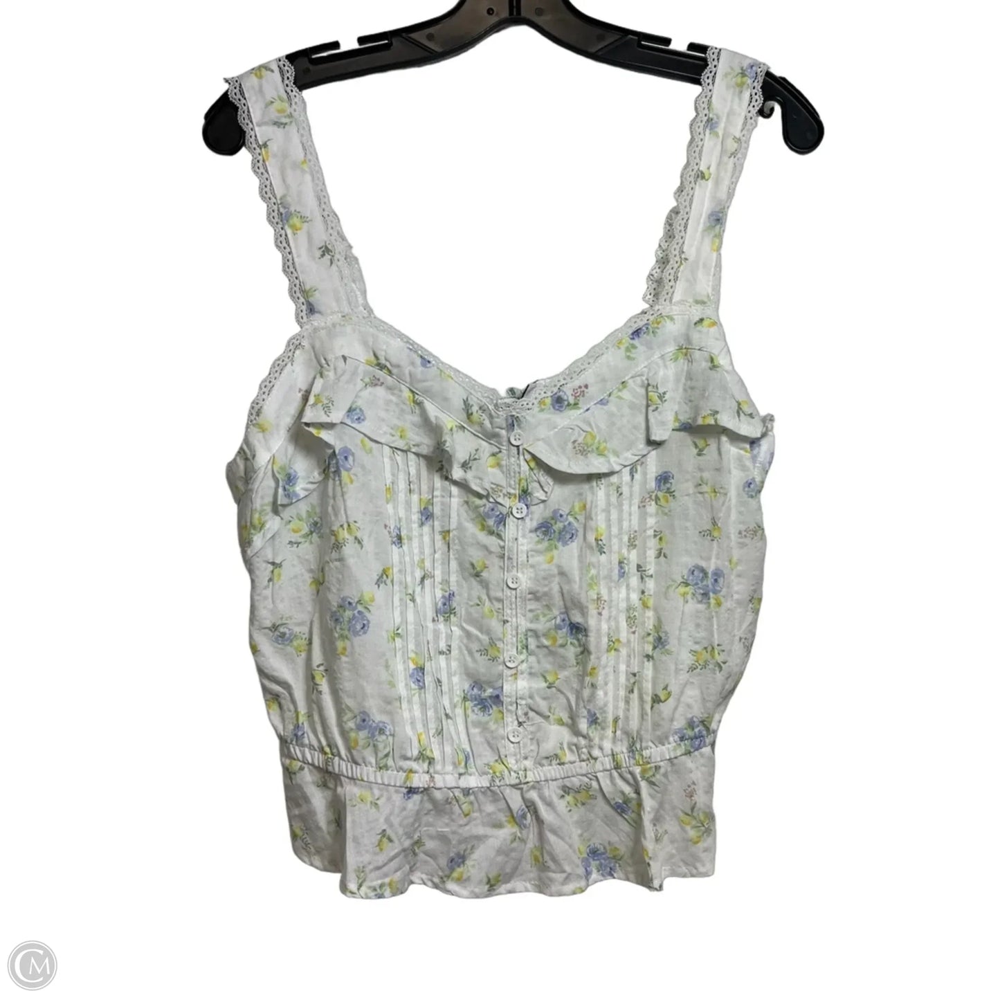 Top Sleeveless By And Now This In White, Size: L