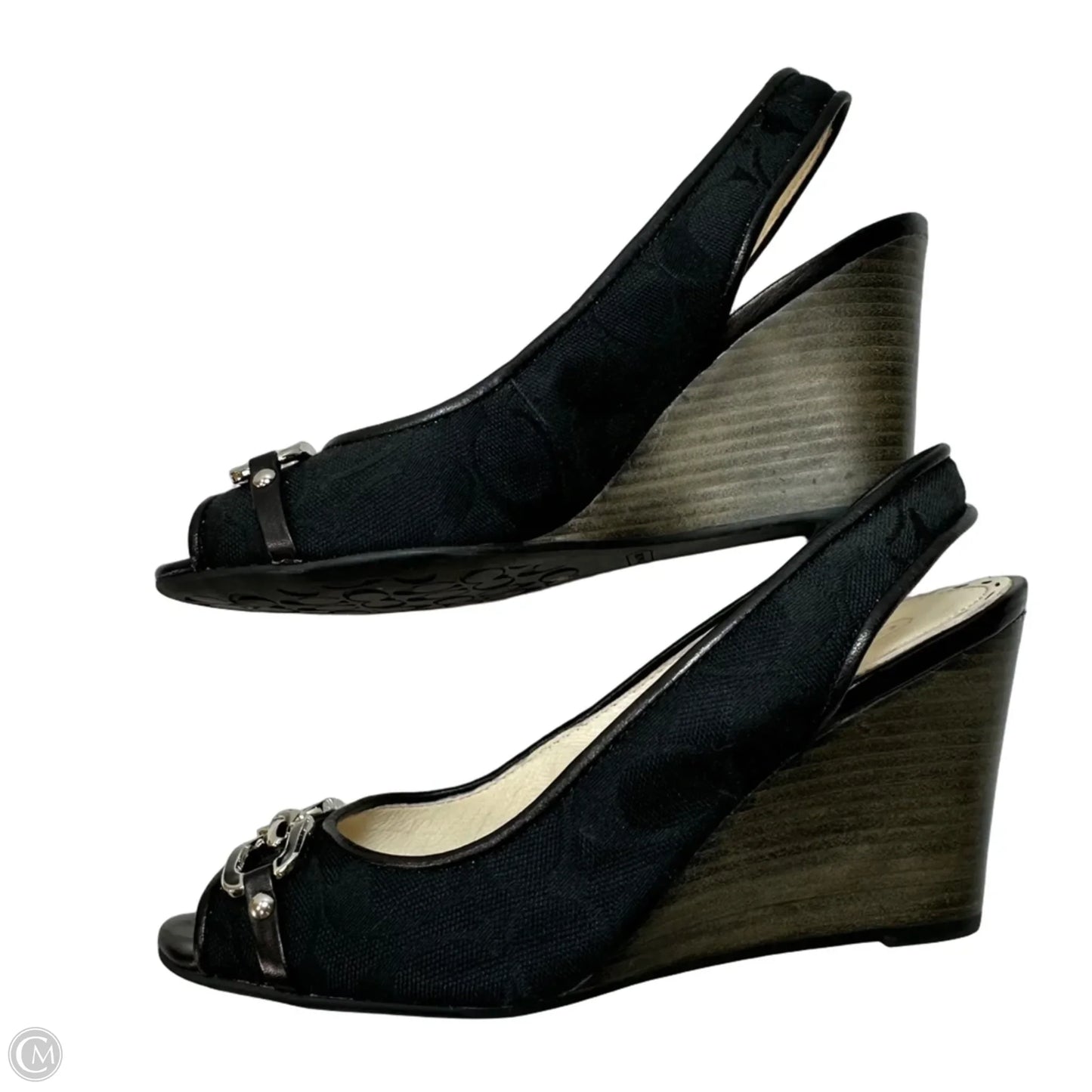 Shoes Designer By Coach In Black, Size: 7.5