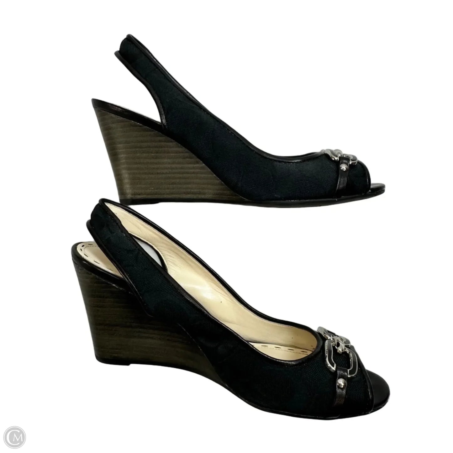 Shoes Designer By Coach In Black, Size: 7.5