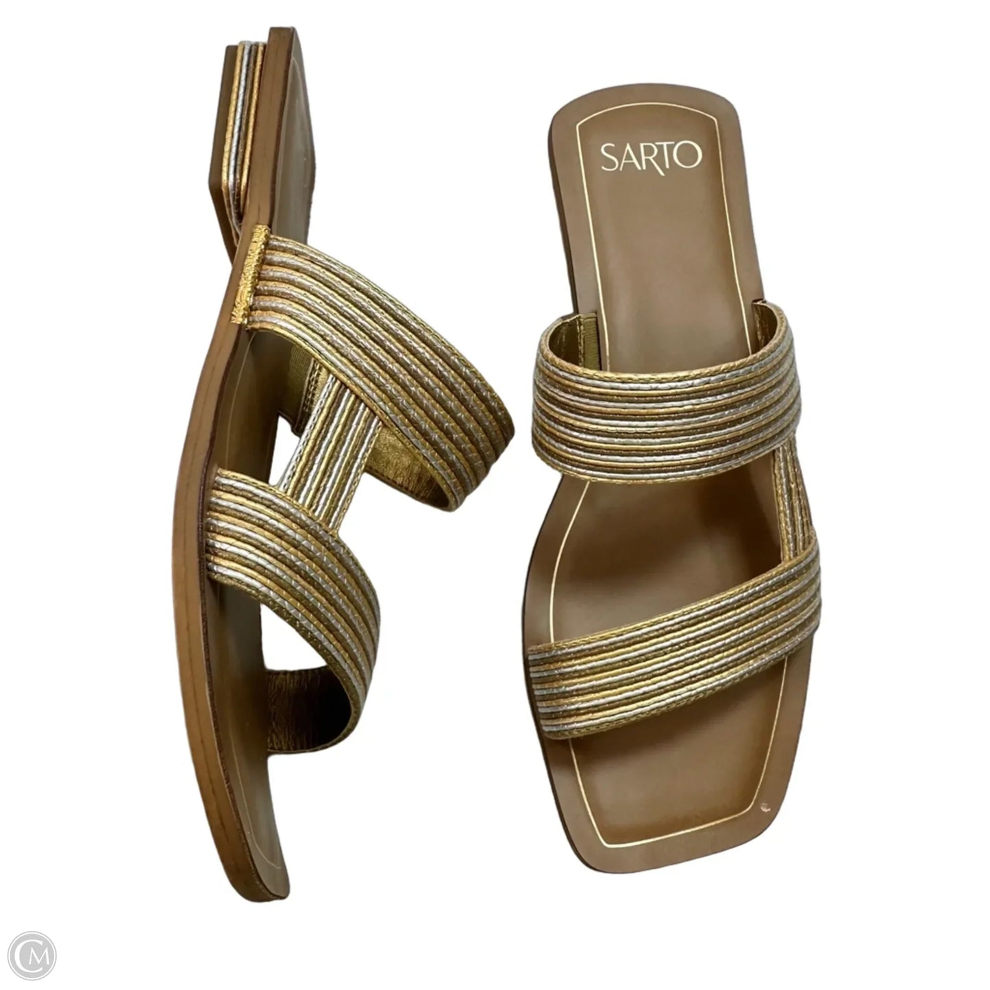 Sandals Flats By Cmc In Brown, Size: 9