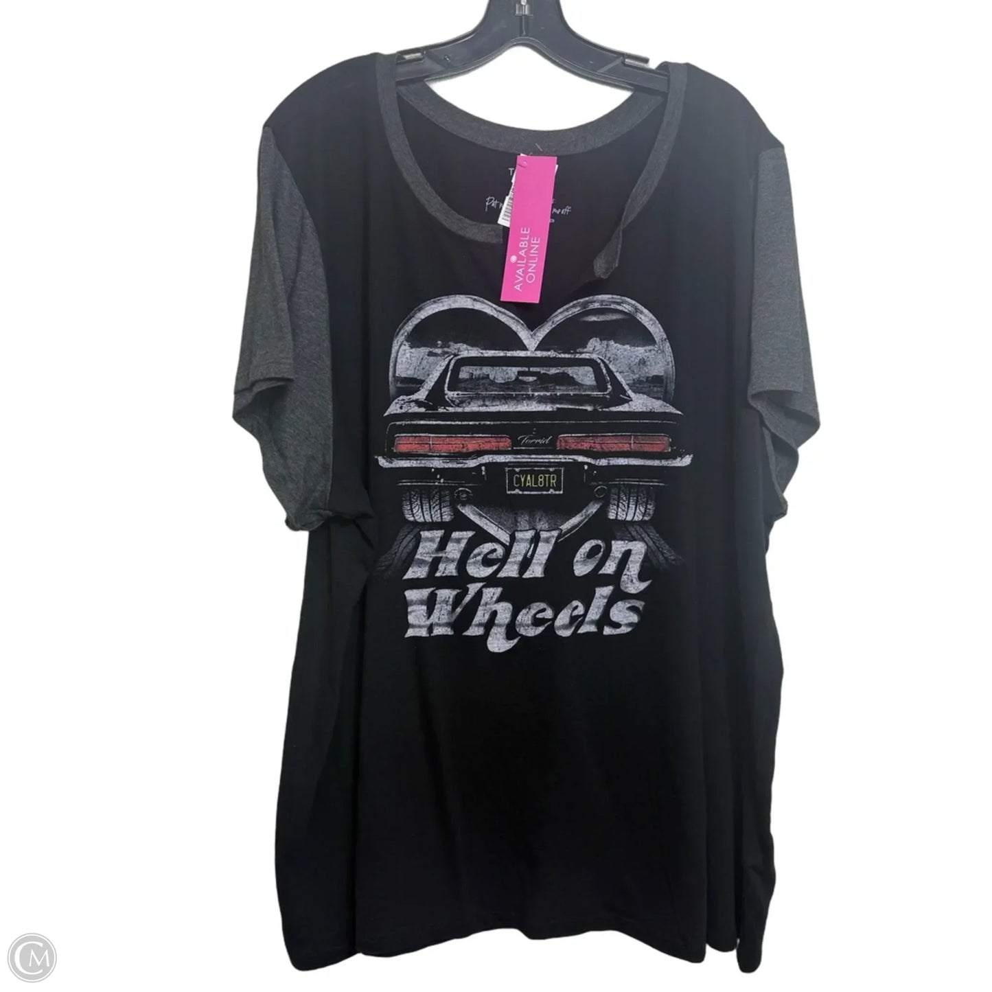 Top Short Sleeve By Torrid In Black, Size: 5