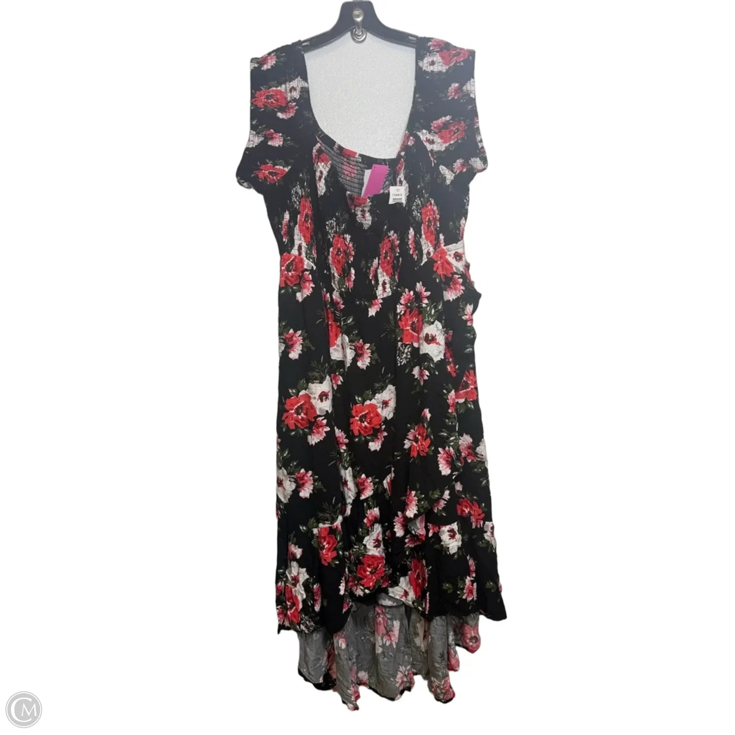 Dress Casual Midi By Torrid In Black, Size: 4x