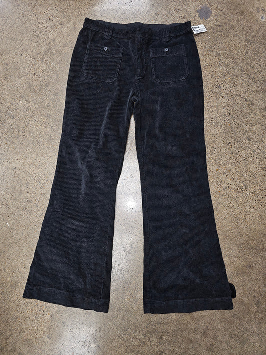 Pants Corduroy By Free People In Black, Size:12