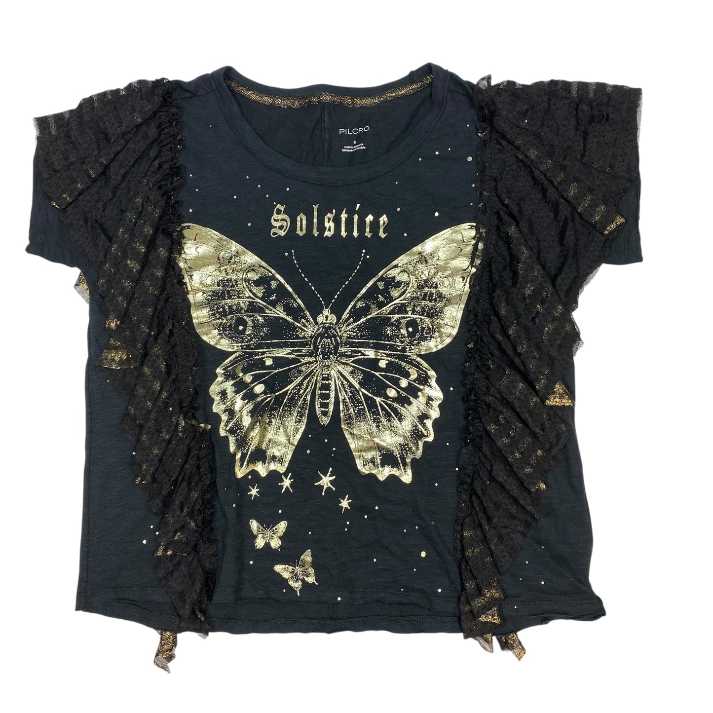 Top Ss By Pilcro In Black, Size:S